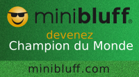 Sylvie joue au Minibluff